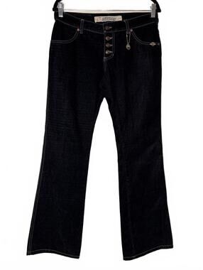Rare Vintage Y2K Billabong Original Women's Black Denim Jeans Size 5